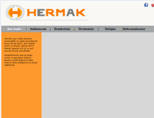 Tablet Screenshot of hermak.com.tr